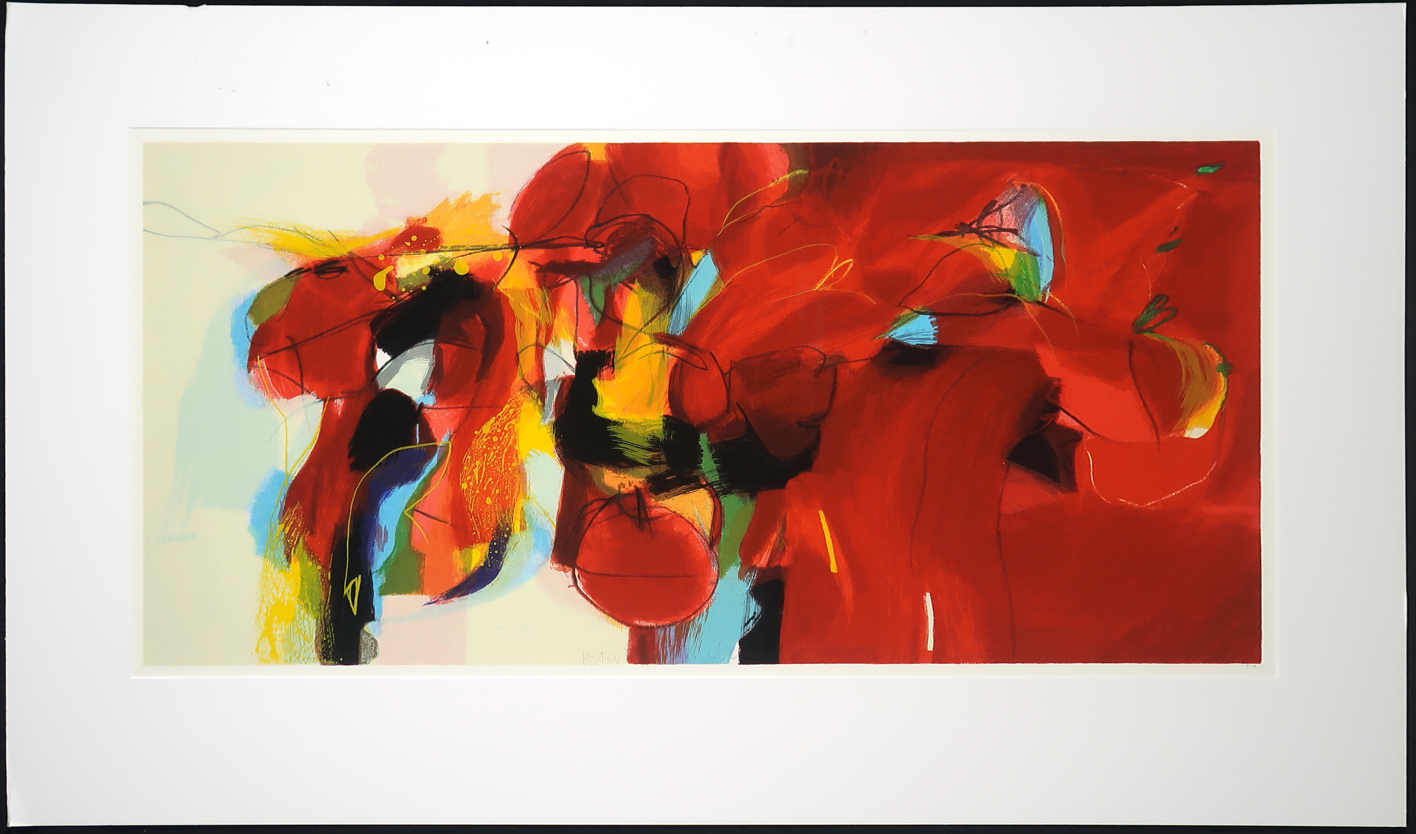 Pieter Vermeulen - Zeefdruk, Kersenschaal (Groot) kopen? Bied vanaf 1!