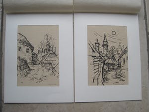 Niet of onleesbaar gesigneerd - Dorpsgezicht. kopen? Bied vanaf 1!