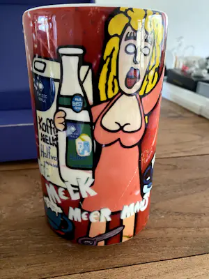 Johan Huijzer - Suiker en melkhouder schoonhoven keramiek van Johan Huijzer kopen? Bied vanaf 1!