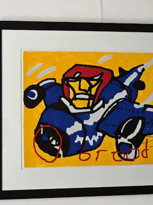 Herman Brood - Vliegtuig - Handgesigneerd - 187/250 kopen? Bied vanaf 450!