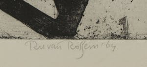 Ru van Rossem - Ets en aquatint, Sodom en Gomorra kopen? Bied vanaf 70!