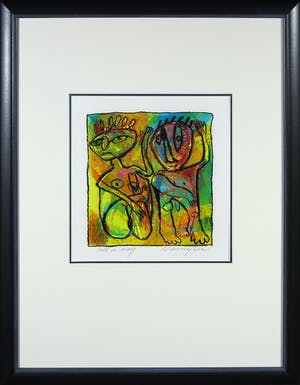 Henk Vierveijzer - Gouache, Sell in may - Ingelijst kopen? Bied vanaf 80!
