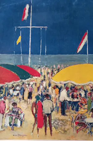 Kees van Dongen - Le bar du soleil - Deauville Normandie kopen? Bied vanaf 450!