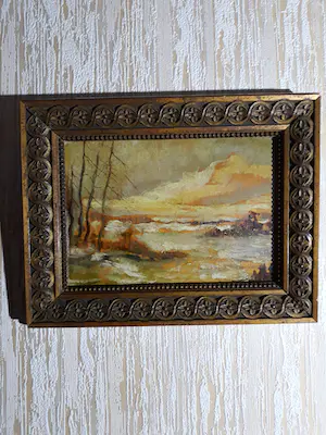 Luc Heirbaut - Winterlandschap kopen? Bied vanaf 60!