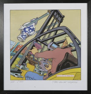 Theo van den Boogaard - Piëzografie, Dat is er een van Tempo-Team (Heftruckchauffeur) - Ingelijst kopen? Bied vanaf 1!