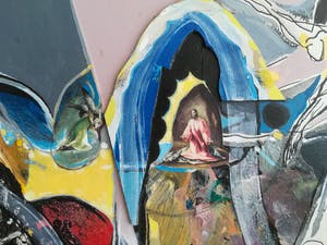 Paul Koning - unicum, originele collage kopen? Bied vanaf 85!