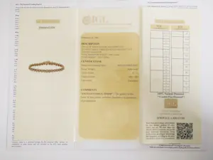 18 karaats geelgouden diamanten armband kopen? Bied vanaf 7500!