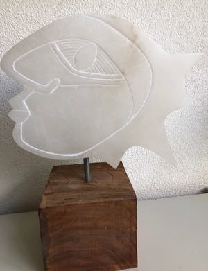 Niet of onleesbaar gesigneerd - Beeldhouwwerk in de stijl van Picasso/Dali kopen? Bied vanaf 1!