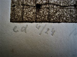 Sjef Hutschemakers - Limburgs expressionist - Bijzondere duo Ets "Wat is Vrede?" gesigneerd kopen? Bied vanaf 20!