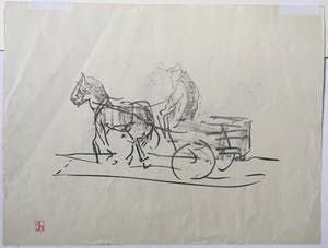 Douwe Jan van der Zweep - Man met paard en wagen kopen? Bied vanaf 10!