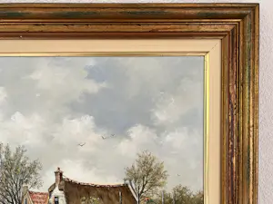 Cor Quax - Hollands rivierlandschap met een boerderij kopen? Bied vanaf 50!