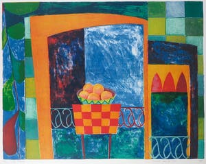 Fenneke van der Elst - Litho, Villa Fiorita - Ingelijst (Groot) kopen? Bied vanaf 1!