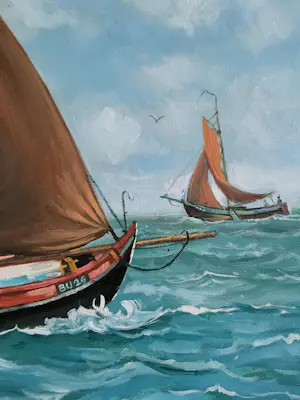 Frits Pieters - Botter op IJsselmeer. kopen? Bied vanaf 125!