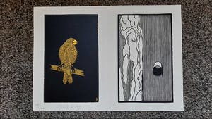 Pieter Becks - Vogel + nest in boom kopen? Bied vanaf 57!