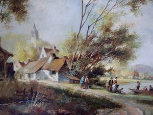 Leendert de Vogel - dorpje met overzetveer kopen? Bied vanaf 250!