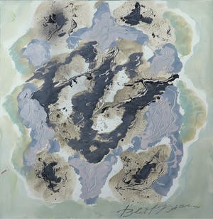 Bert Braam - Acryl op doek, Zonder titel - Ingelijst kopen? Bied vanaf 1!