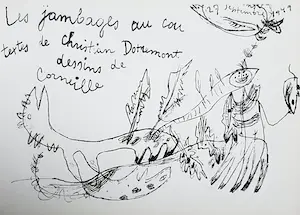 Corneille - Les jambages au cou (herdruk 1966), met tekst van Christian Dotremont kopen? Bied vanaf 50!