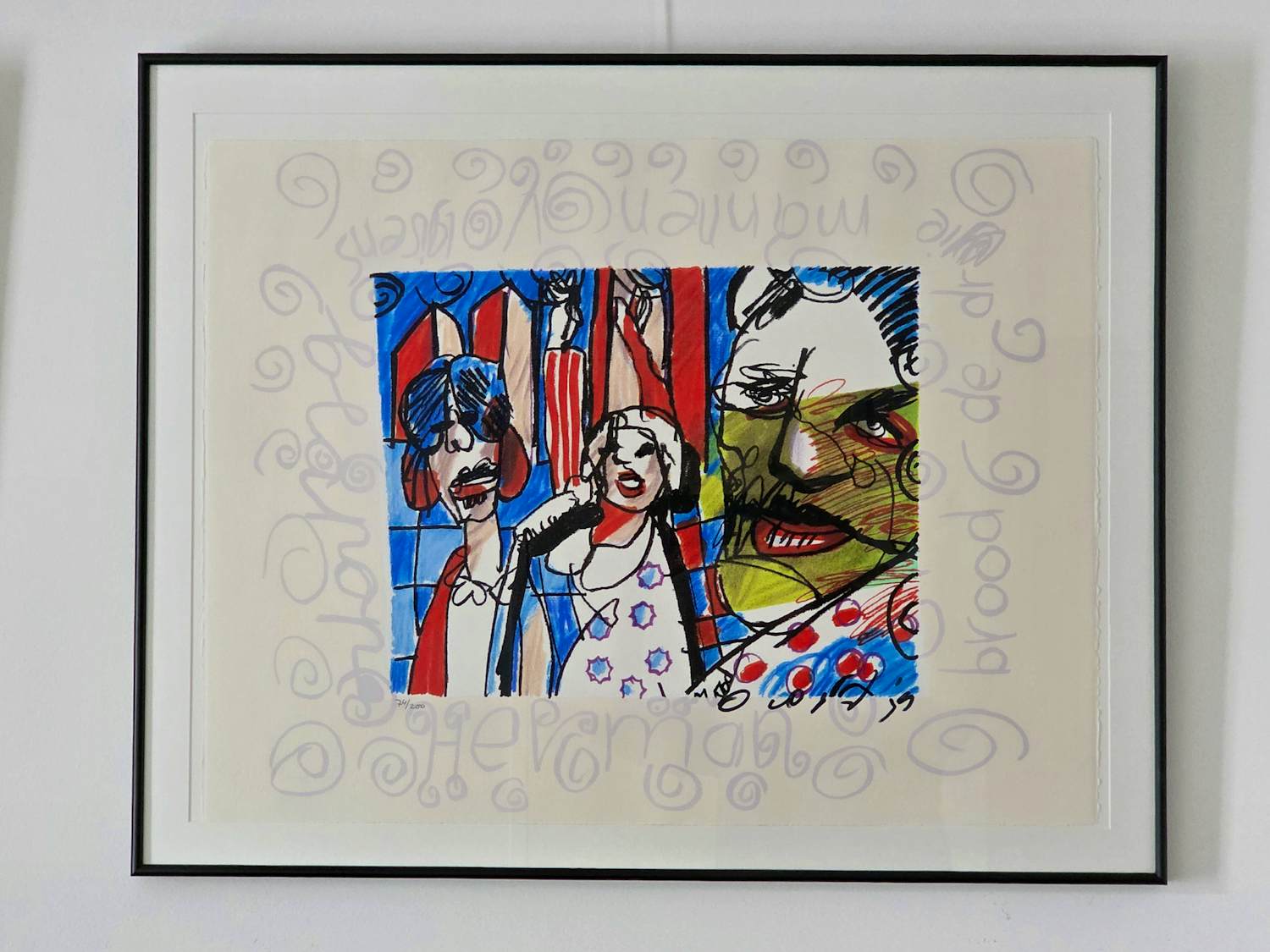 Herman Brood - Singer - Handgesigneerd - 74/200 - 1995 kopen? Bied vanaf 380!