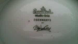 Bjorn Wiinblad - voor Rosenthal porseleinen rokersset kopen? Bied vanaf 29!