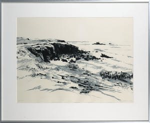 Gijs Keizer - Zeefdruk, Quiberon Bretagne - Ingelijst kopen? Bied vanaf 1!