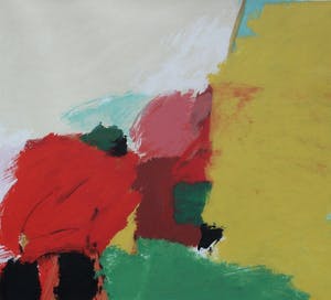 Eugene Brands - ingelijste abstracte zeefdruk - 1993 kopen? Bied vanaf 300!