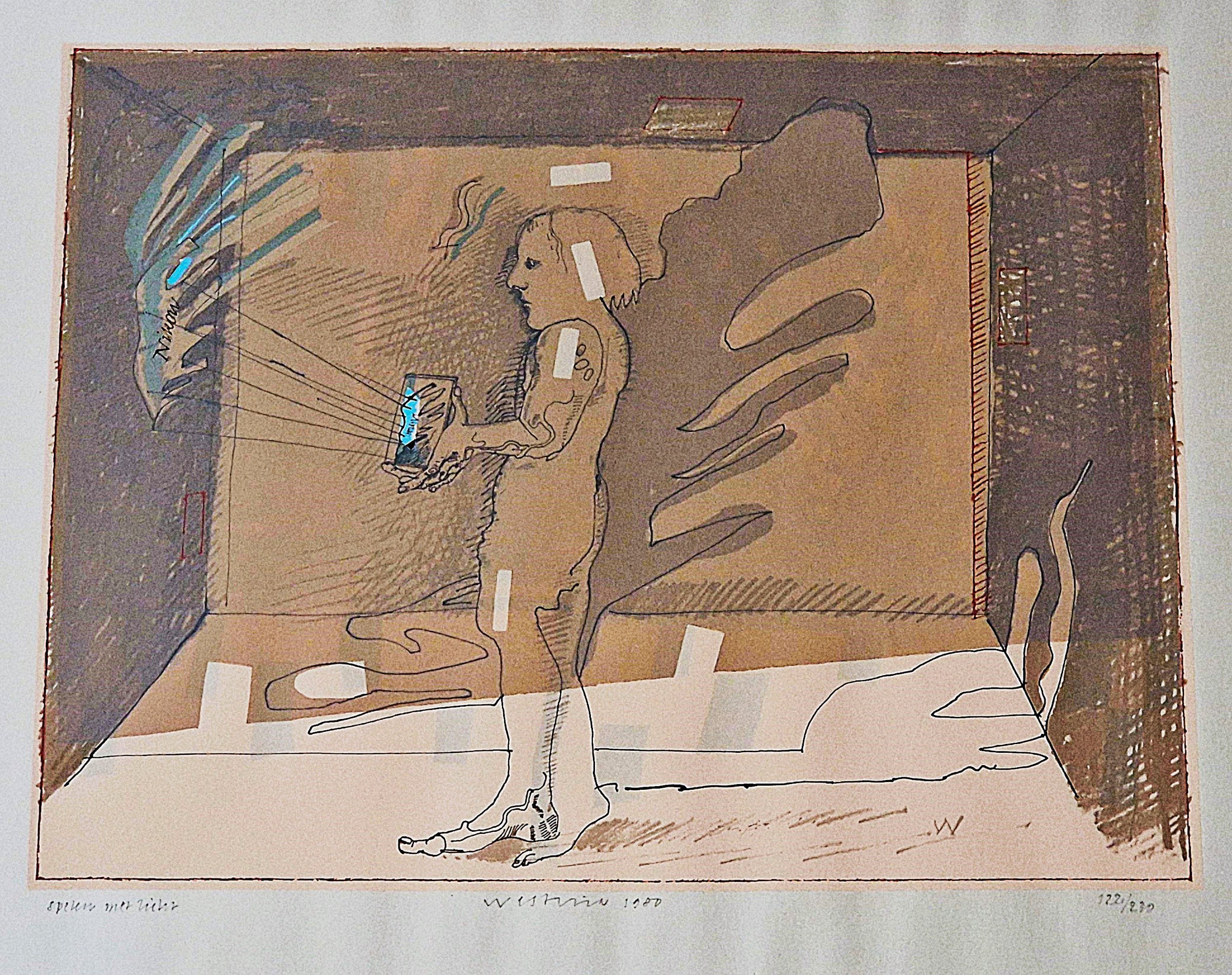 Co Westerik - een in 1980 gemaakte kleuren zeefdruk - Spelen met licht - bep. oplage - gesign. kopen? Bied vanaf 74!