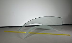 Winnie Teschmacher - "Zwolsche" - Glas en perspex, Geometrisch abstract object kopen? Bied vanaf 1!