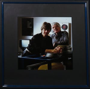 Paul Huf - Foto, Componist Jurre Haanstra en filmregisseur Bert Haanstra - Ingelijst kopen? Bied vanaf 70!