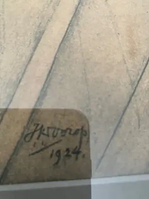 Jan Toorop - Maria aan zee (prachtig werk, 1924) kopen? Bied vanaf 129!