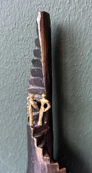 Corry Ammerlaan - sculptuur verbronsd trap naar succes kopen? Bied vanaf 49!