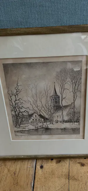 AcheterToon de Jong - Brink te Laren in de winter? Enchérissez de 30!