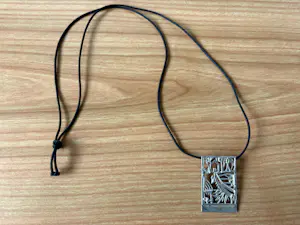 Jeroen Krabbé - Zilveren hanger / broche uit 1999 gesigneerd kopen? Bied vanaf 65!