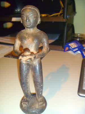 antiek bronzen Thais beeldje uit erfenis verkocht voor € 50!