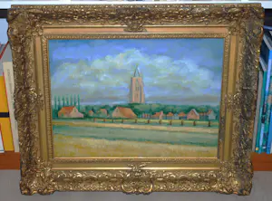 Laurens Jannis Braams - Oostkapelle - Zeeland - olieverfschilderij kopen? Bied vanaf 95!