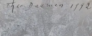 Theo Daamen - Mooie grote Aquarel op papier - 1992 - gesigneerd - in nieuwstaat kopen? Bied vanaf 89!