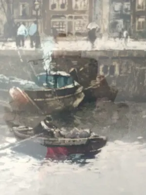 Henry Cassiers - Haarlemmersluis en Lutherse kerk te Amsterdam kopen? Bied vanaf 40!