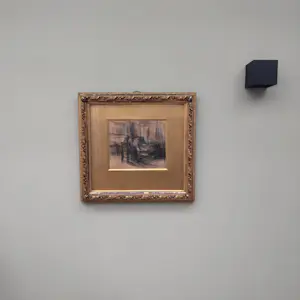 Jakob Smits - Gesigneerde houtskool tekening - Vrouw bij bed kopen? Bied vanaf 150!