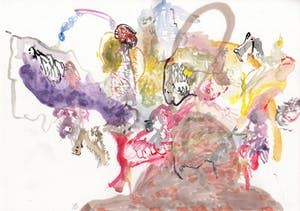 Paul Louis Van Den Bergh - "Fest" - Gemengde Techniek - Gesigneerd kopen? Bied vanaf 40!