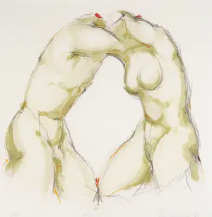 Kees Verkade - Litho, Weerzien - Ingelijst kopen? Bied vanaf 250!