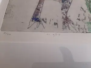 Lia van Leeuwen - Kleuren ets, nr 9815 kopen? Bied vanaf 35!