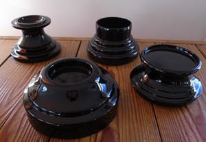 Chris Lebeau - Glazen vaasvoet (voor vazen Lebeau) kopen? Bied vanaf 25!