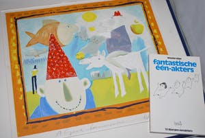 Wouter Stips - A Good Conversation, zeefdruk - EXTRA: Gesigneerd Boek kopen? Bied vanaf 45!