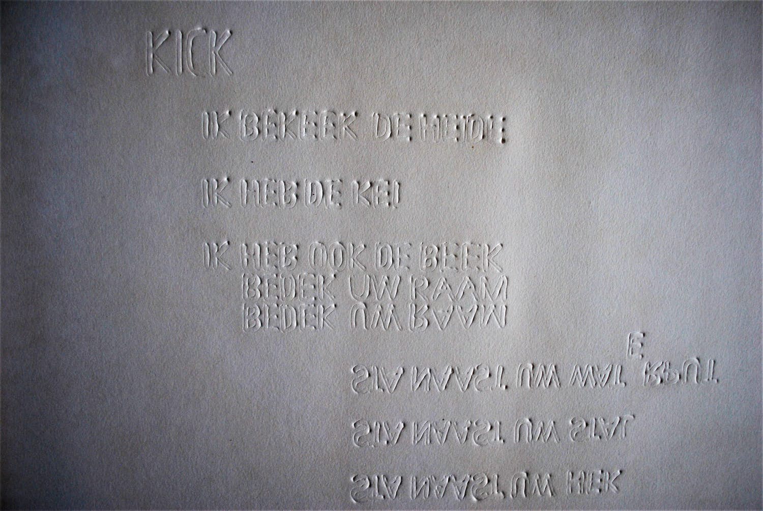 Livinus van de Bundt - Preegdruk Gedicht - 1966 verkocht voor € 75!