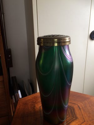 Johann Loetz Witwe - Veelkleurige topvaas kopen? Bied vanaf 200!