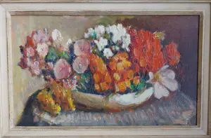 Evert Moll - Bloemstilleven kopen? Bied vanaf 700!