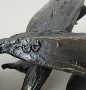 Bernadette Leijdekkers - Bronzen beeld "Wind in de zeilen" kopen? Bied vanaf 70!