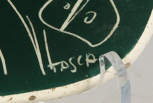 Tasca - George Braque decor - e.a. - Lot van vijf keramieken objec kopen? Bied vanaf 1!