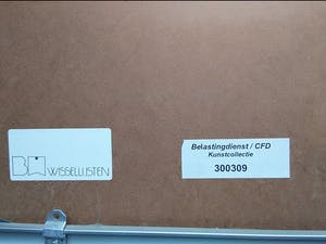 Peter ten Hoorn - Variatie op Ritme 7 - Abstracte lijntekening kopen? Bied vanaf 1!