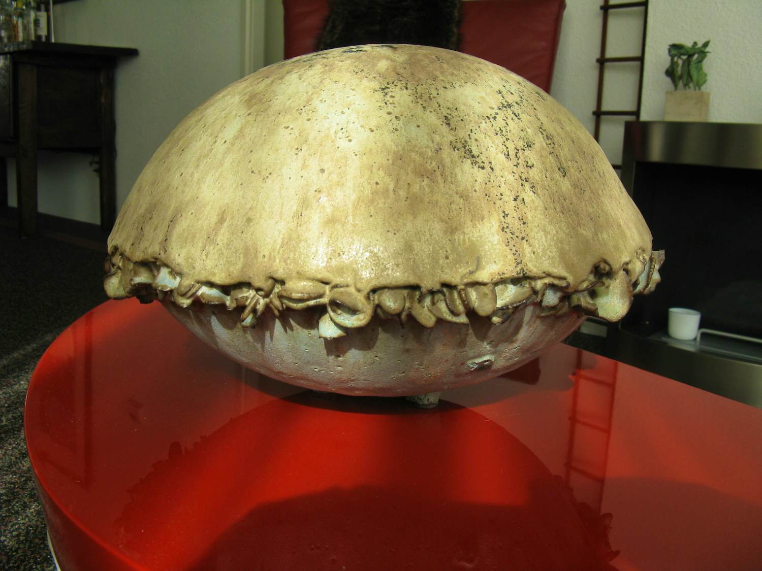 Iet Cool-Schoorl - Keramieke zwam verkocht voor € 90!