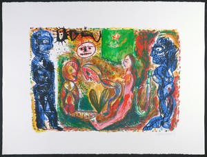 Rik van Iersel - Litho, Nachtelijke ontmoeting kopen? Bied vanaf 1!